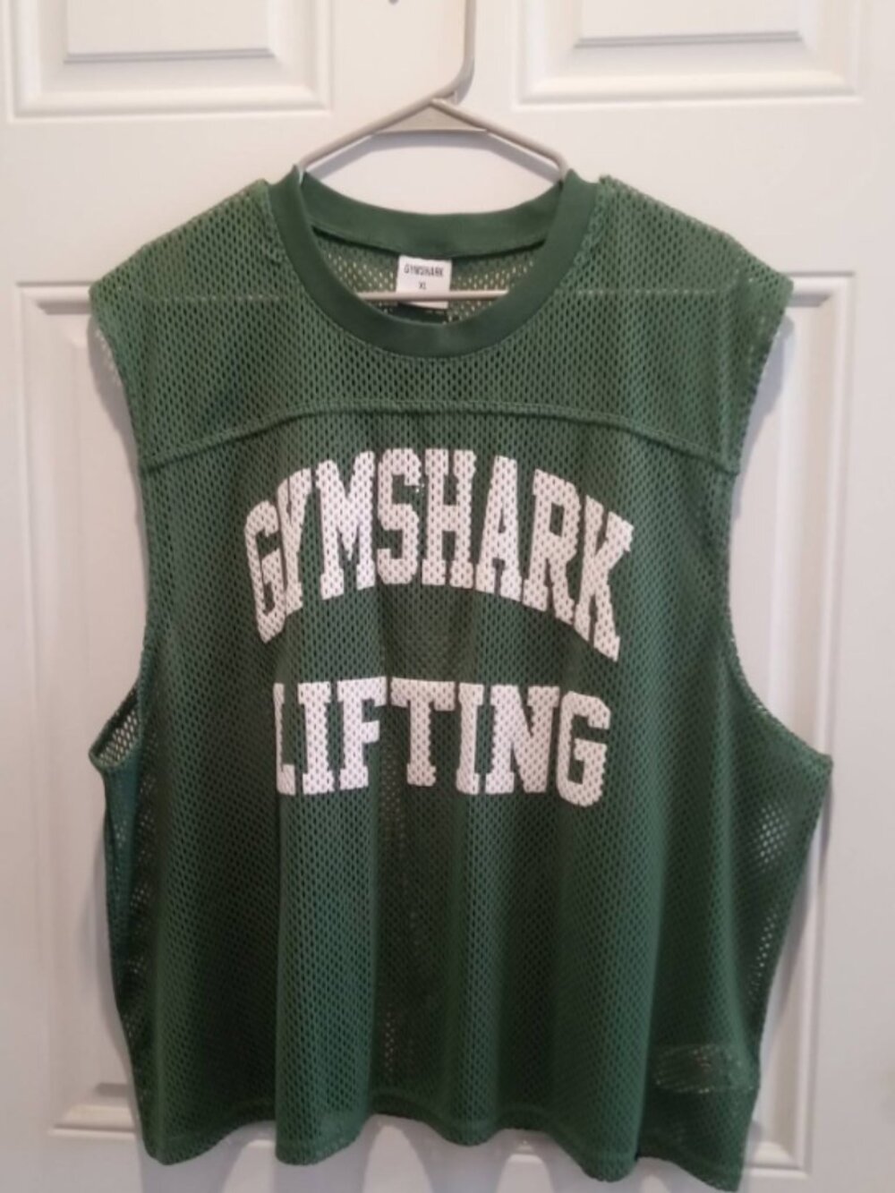 Gymshark Mesh Oversize Tank Top Green XL